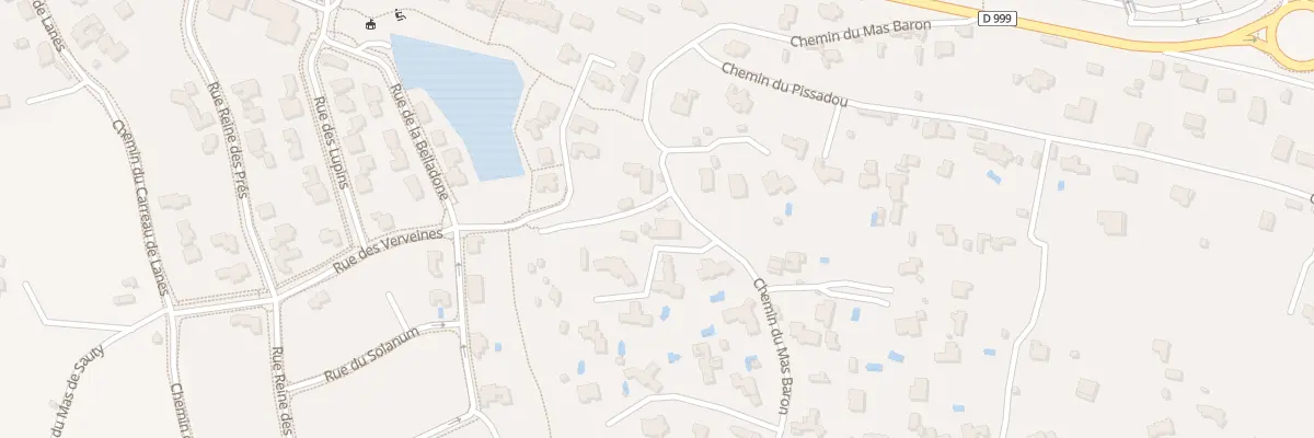 Plan du 380 Che du Mas de Baron à Nîmes