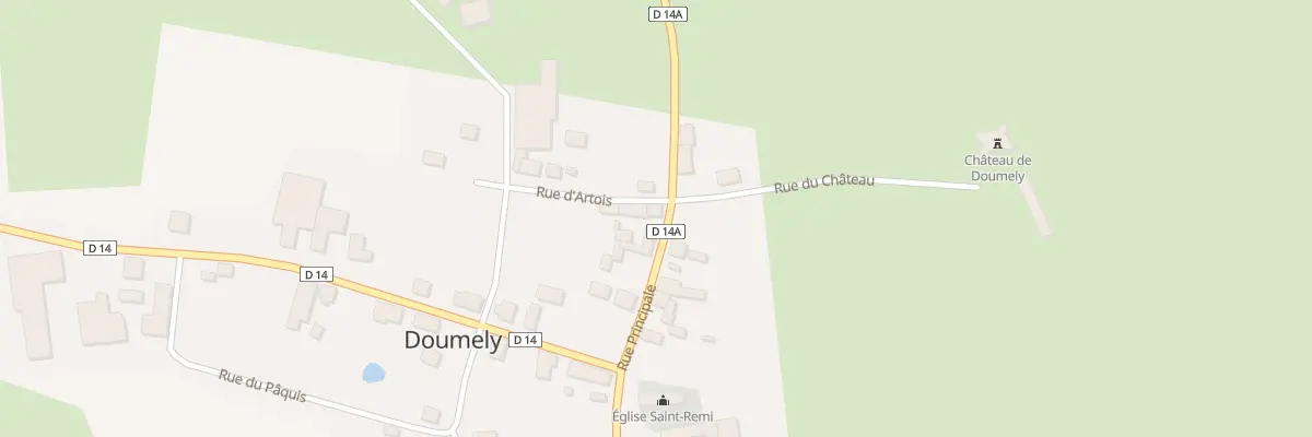 Plan du 19 Rue Principale à Doumely-Bégny