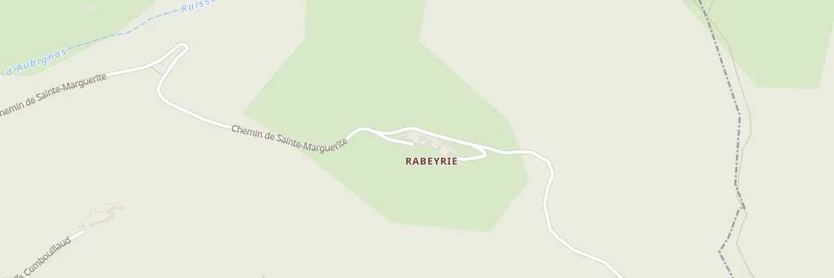 Plan du 5650 Che de Sainte Marguerite à Chirols