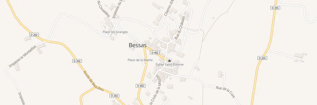 Plan du 5012 Le Village à Bessas