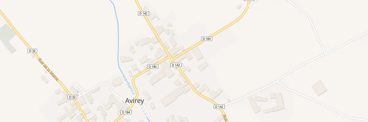 Plan du 1 Rue de la Fontaine à Avirey-Lingey