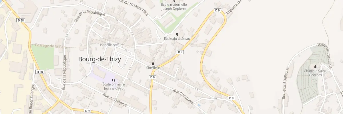 Plan du 5 Rue Alexandre Cherpin à Thizy-les-Bourgs