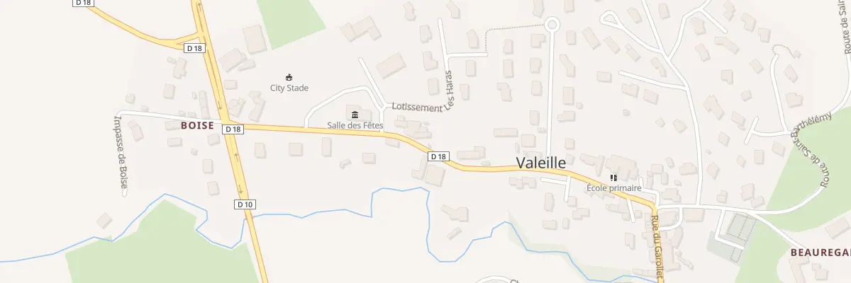 Plan du 286 Rue de la Mairie à Valeille