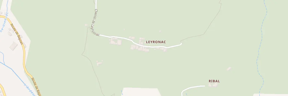 Plan du 5726 Leyronnac à Pont-de-Labeaume