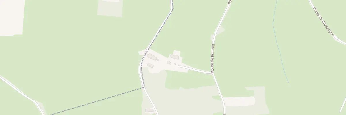 Plan du 1075 Rte de Rousset à Ouroux-sous-le-Bois-Sainte-Marie