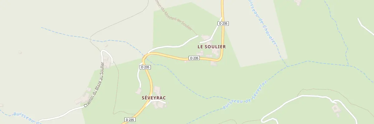 Plan du 5049 Le Soulier à Chazeaux