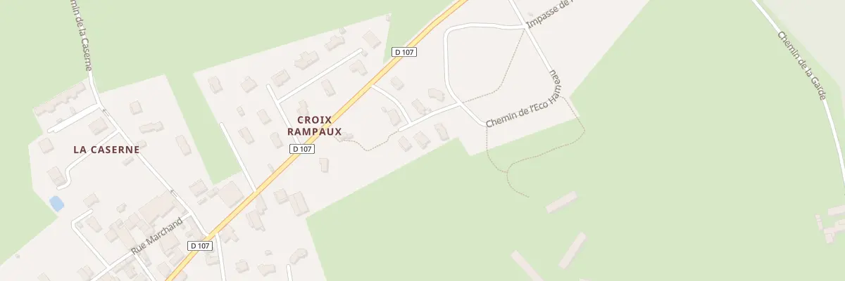 Plan du 72 Che du Parc Animalier à Cottance