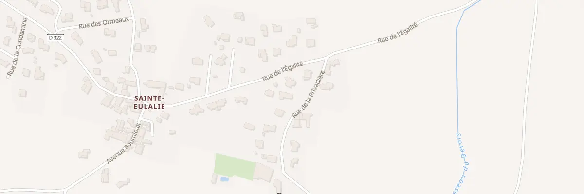 Plan du 4 Rue de la Privadiere à Garrigues-Sainte-Eulalie