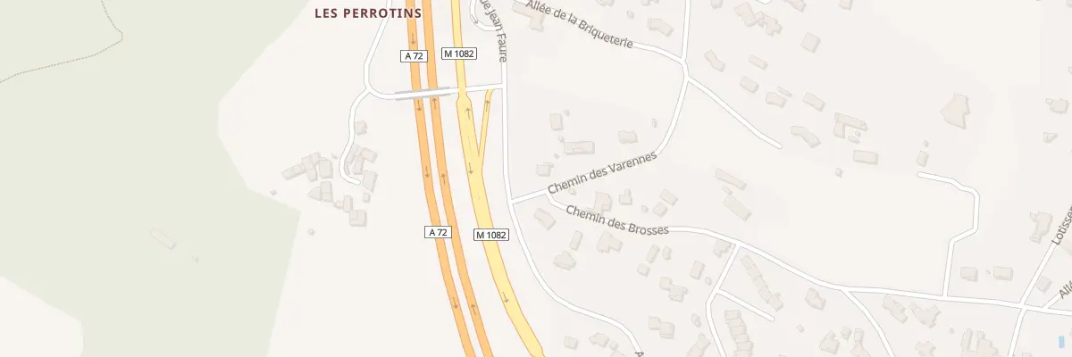 Plan du 1 Che des Varennes à La Fouillouse