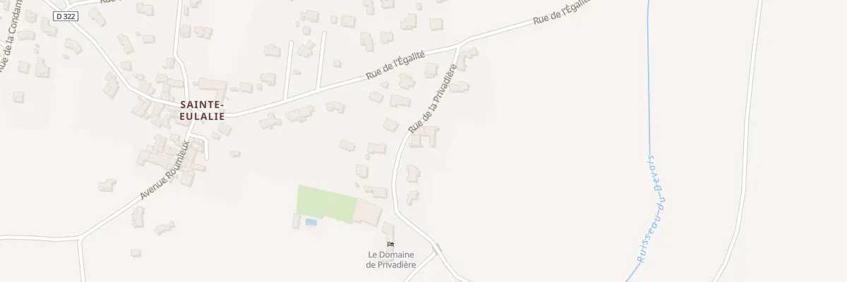 Plan du 13 Rue de la Privadiere à Garrigues-Sainte-Eulalie