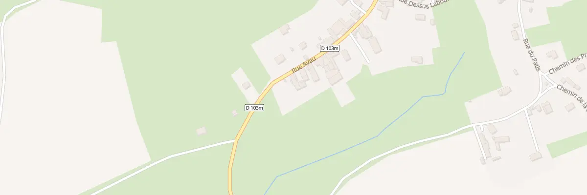 Plan du 25 Rue Avau à Villaines-les-Prévôtes