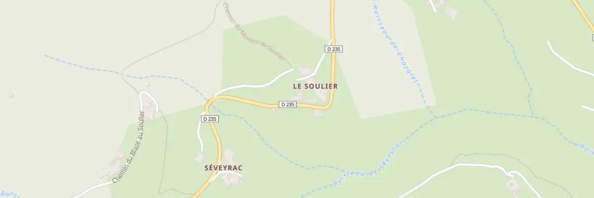 Plan du 5048 Le Soulier à Chazeaux