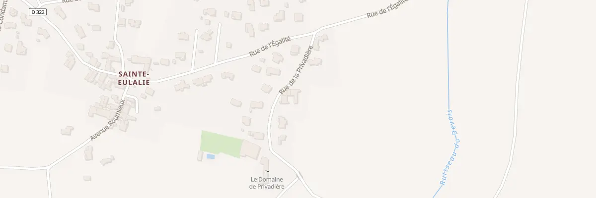 Plan du 15 Rue de la Privadiere à Garrigues-Sainte-Eulalie