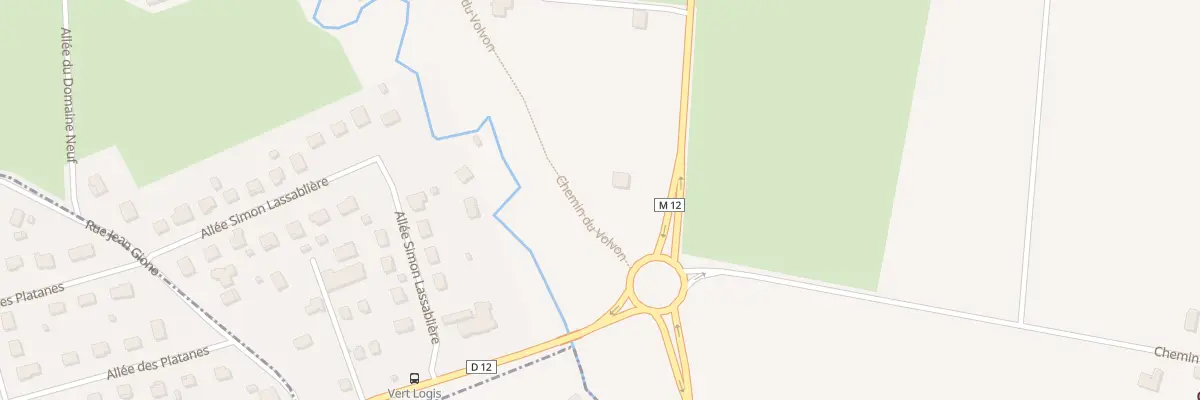 Plan du 1103 Che du Volvon à Chambœuf