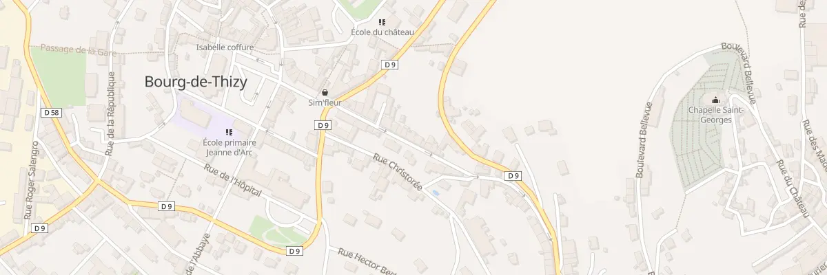 Plan du 19 Rue Pasteur à Thizy-les-Bourgs
