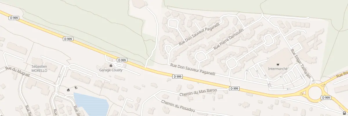 Plan du 458 Rue Don Sauveur Paganelli à Nîmes