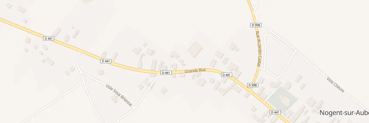 Plan du 33 Gr Grande Rue à Nogent-sur-Aube
