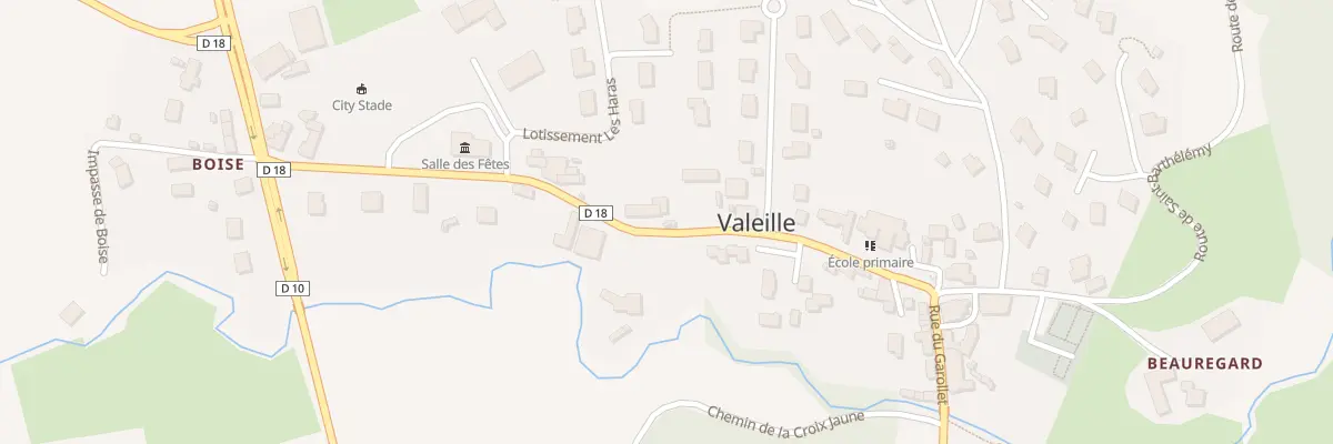 Plan du 210 Rue de la Mairie à Valeille