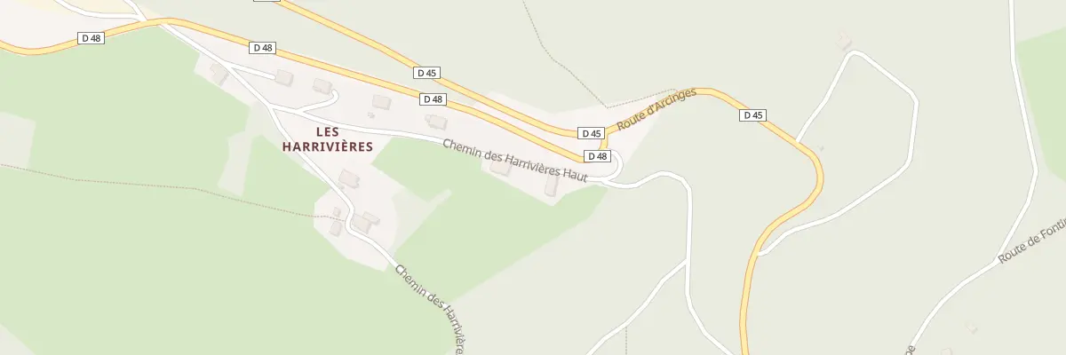 Plan du 91 Che des Harrivières Haut au Cergne