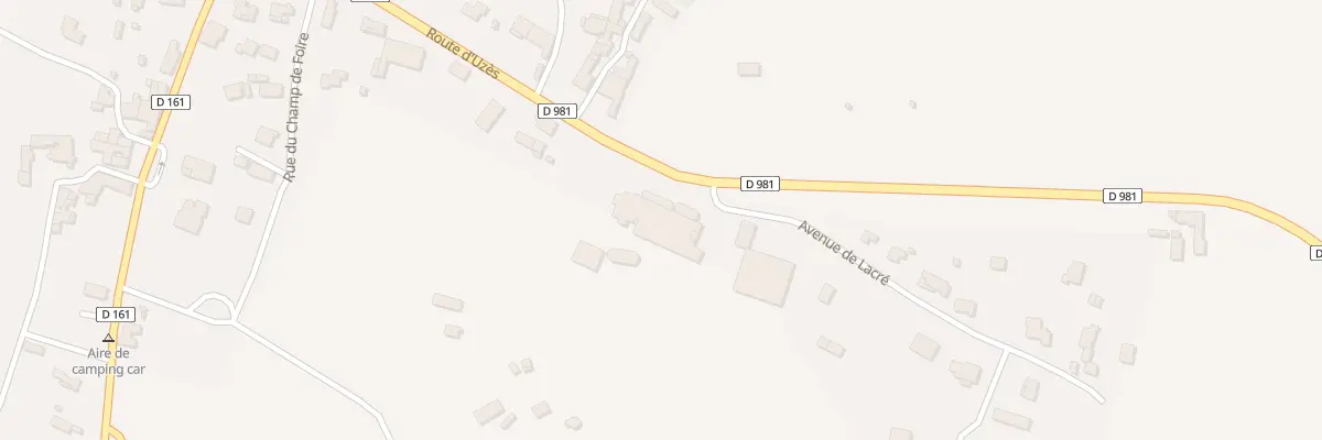 Plan du 326 Rte d’Uzes à Foissac