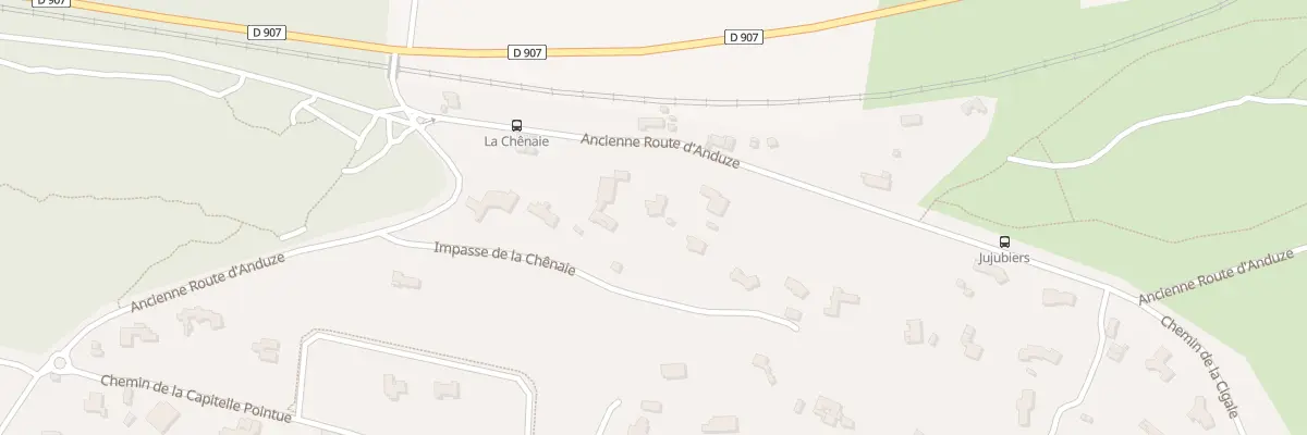 Plan du 3121 Art Anc Route d’Anduze à Nîmes