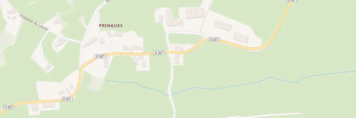 Plan du 5139 Pringues à Baron