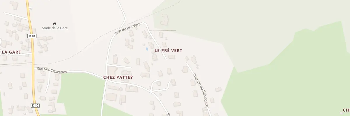 Plan du 349 Rue du Pré Vert à Bellegarde-en-Forez