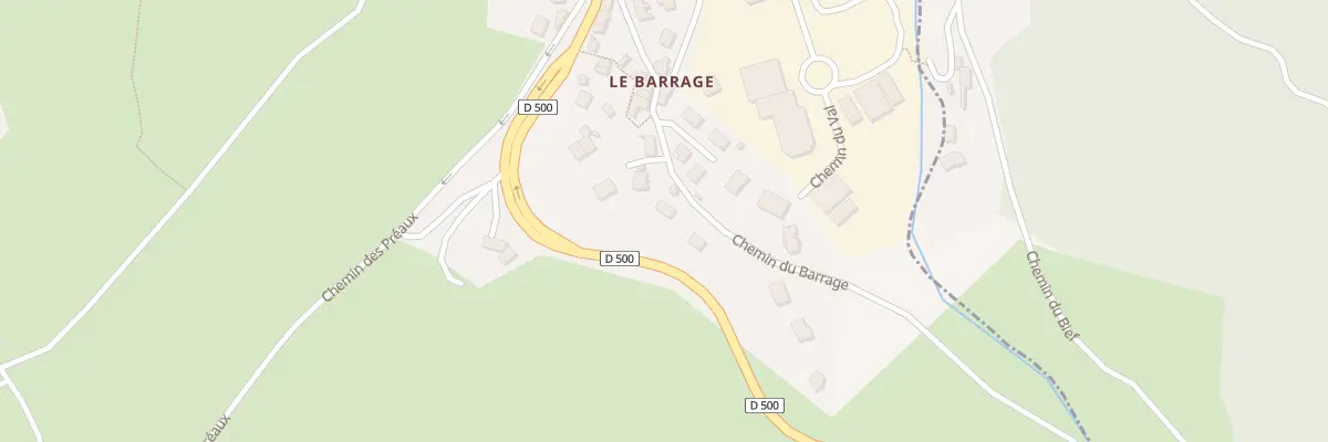 Plan du 10 Che du Barrage à Firminy