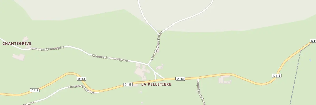 Plan du 56 Che Chez Froget à Cottance