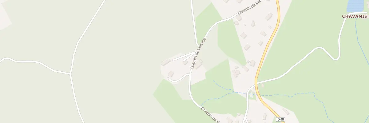 Plan du 350 Che de Verville au Cergne