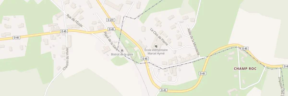 Plan du 45 Rue du 14 Juillet à Saint-Romain-Lachalm