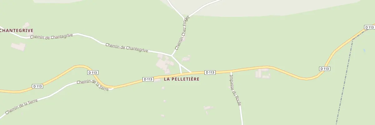 Plan du 939 Rte de la Pelletiere à Cottance