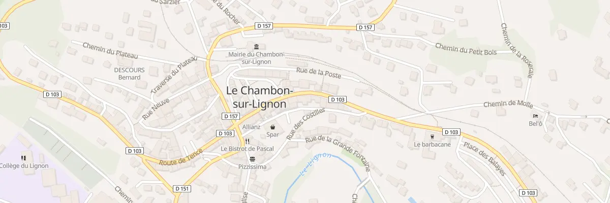 Plan du 18 Rte de Saint-Agrève au Chambon-sur-Lignon