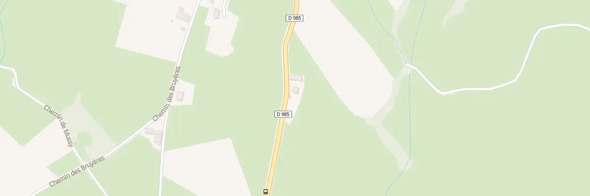 Plan du 2192 Rte Rd 985 à Chassigny-sous-Dun