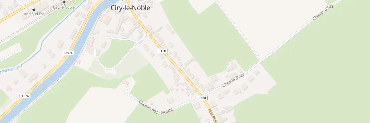 Plan du 11 Rue Philippe Martin à Ciry-le-Noble
