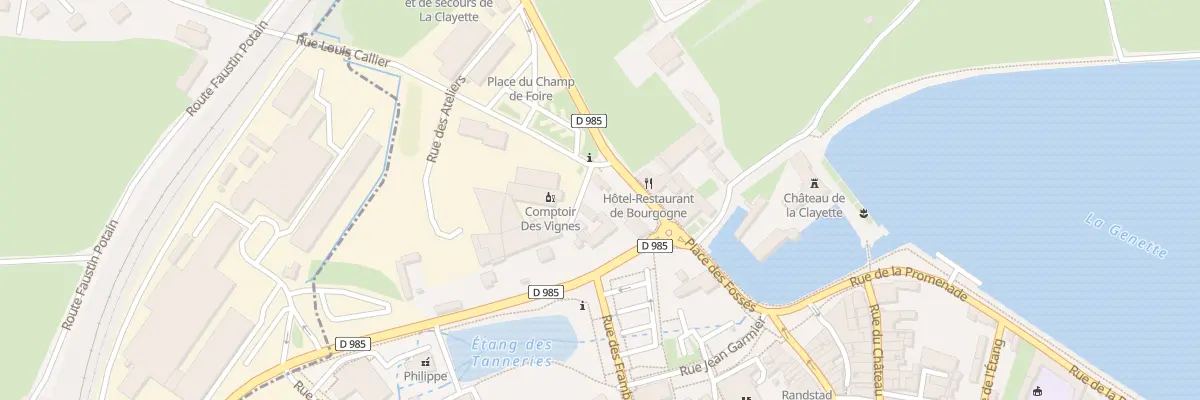 Plan du 4 Rte de Charolles à La Clayette