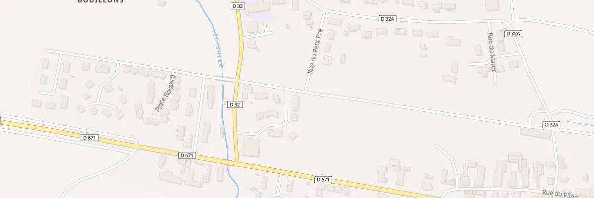 Plan du 7 Rue du Petit Pré à Virey-sous-Bar
