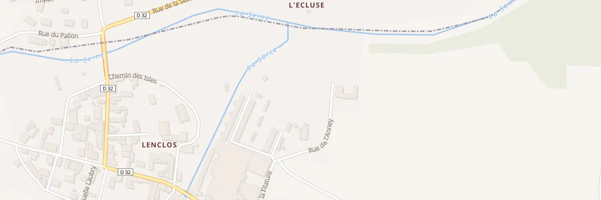 Plan du 1 Rue de l’Anney à Virey-sous-Bar