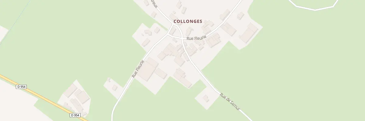 Plan du 2 Rue de Semur à Millery