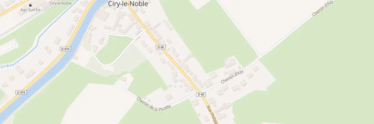Plan du 13 Rue Philippe Martin à Ciry-le-Noble
