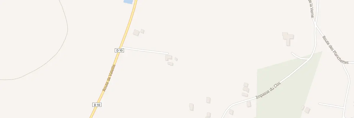 Plan du 1024 Rte de Valeille à Saint-Cyr-les-Vignes