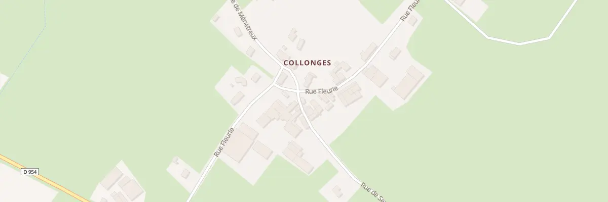 Plan du 1 Rue de Semur à Millery