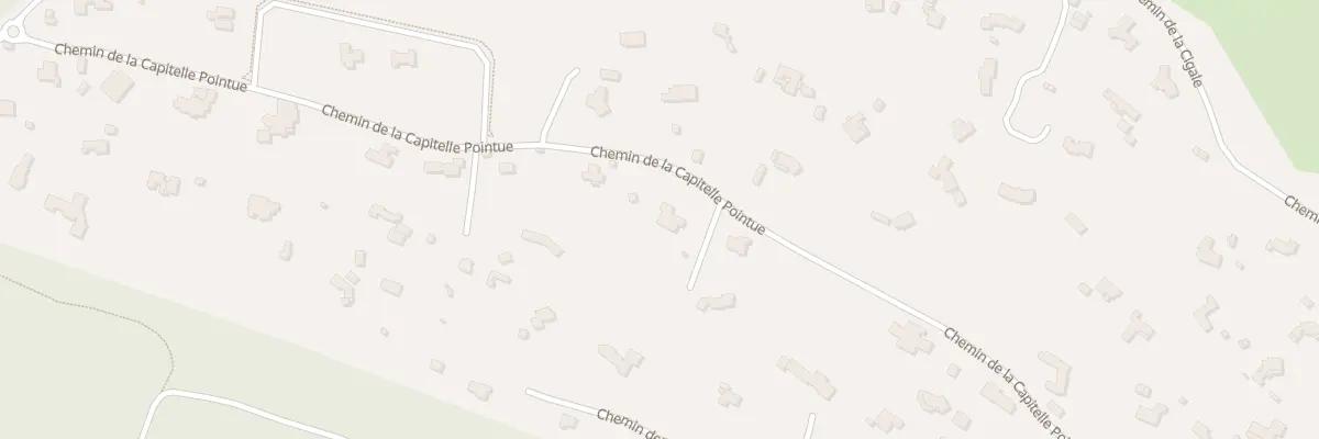 Plan du 1153 Che de la Capitelle Pointue à Nîmes
