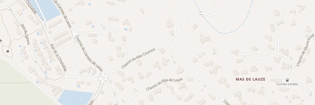 Plan du 640 Che du Mas de Cournon à Nîmes