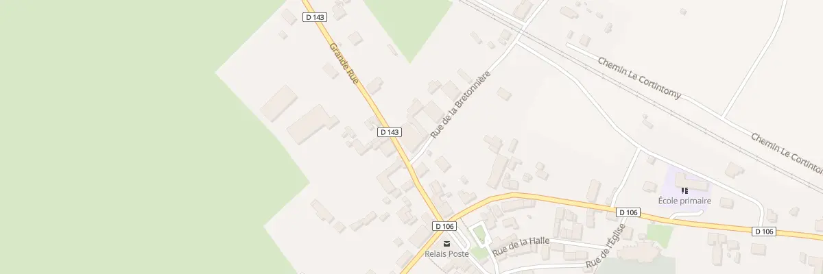 Plan du 1 Rue de la Bretoniere à Montiéramey