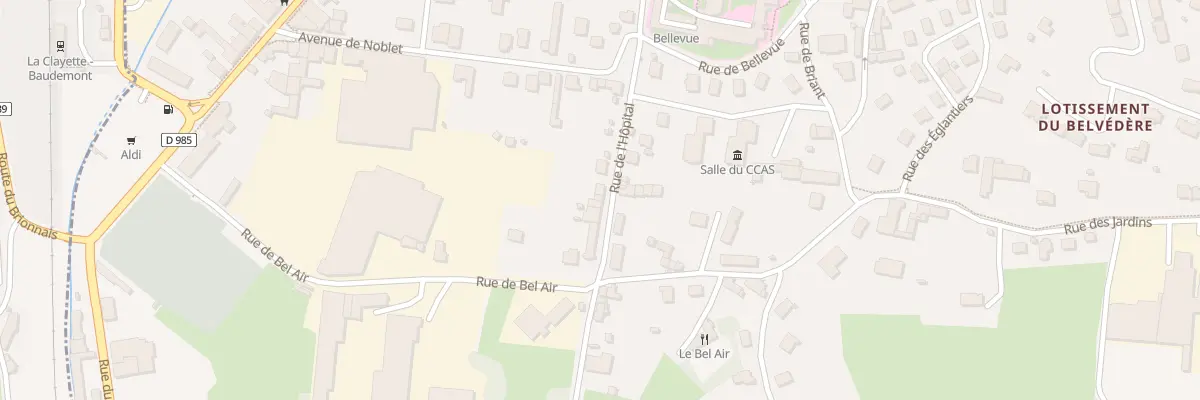 Plan du 32 Rue de l’Hôpital à La Clayette