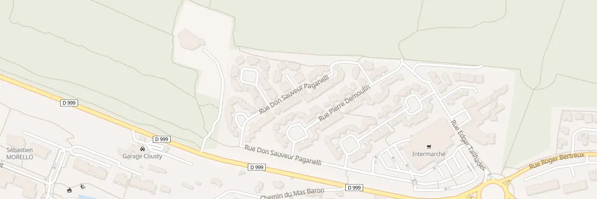 Plan du 550 Rue Don Sauveur Paganelli à Nîmes