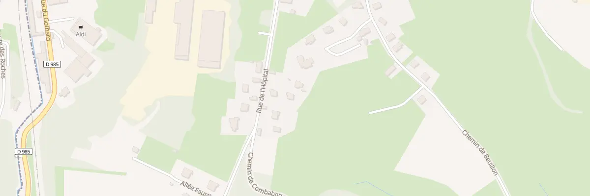 Plan du 51 Rue de l’Hôpital à La Clayette