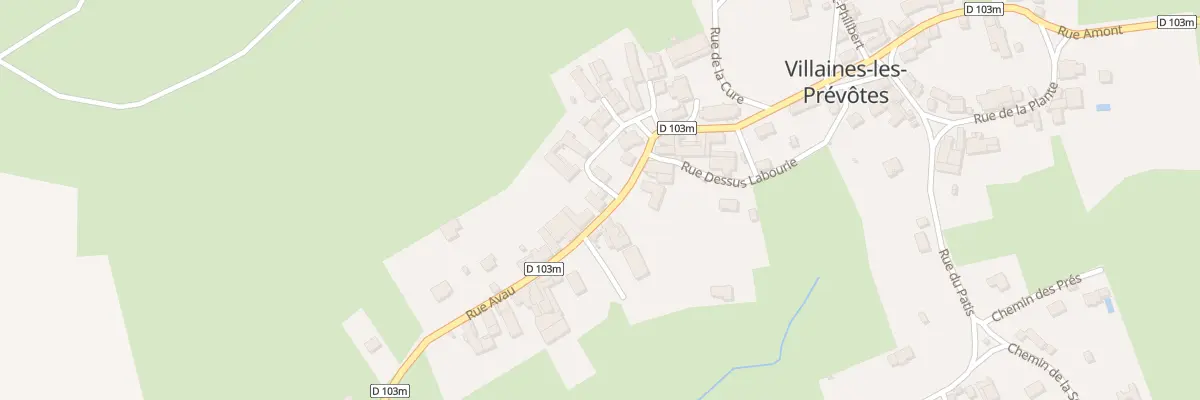 Plan du 6 Rue Avau à Villaines-les-Prévôtes