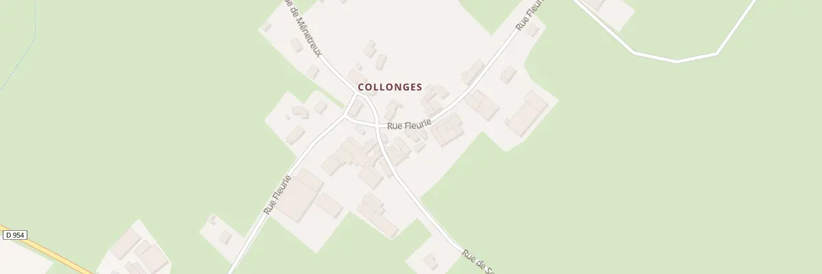 Plan du 6 Rue Fleurie à Millery